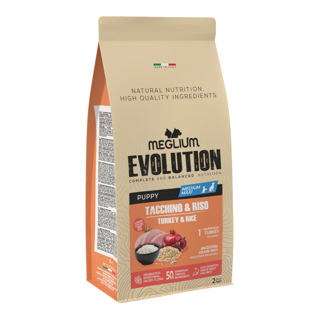 Meglium Evolution Puppy Turkey & Rice 2kg