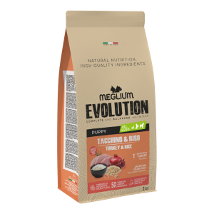 Meglium Evolution Dog Puppy Turkey & Rice