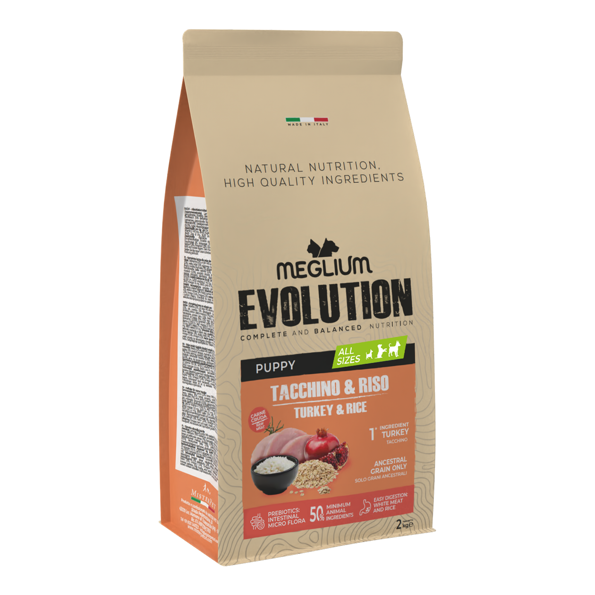Meglium Evolution Dog Puppy Turkey & Rice